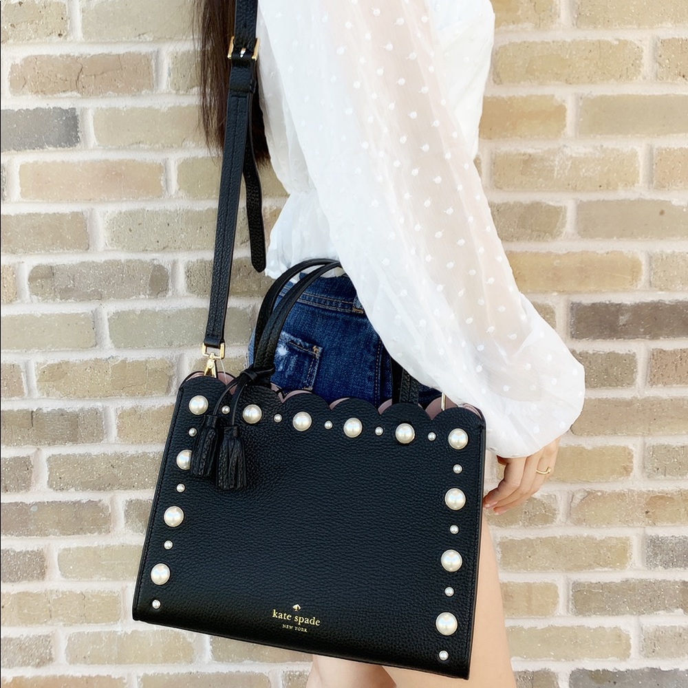 Kate spade pearl Sam satchel crossbody - Picture 4 of 7